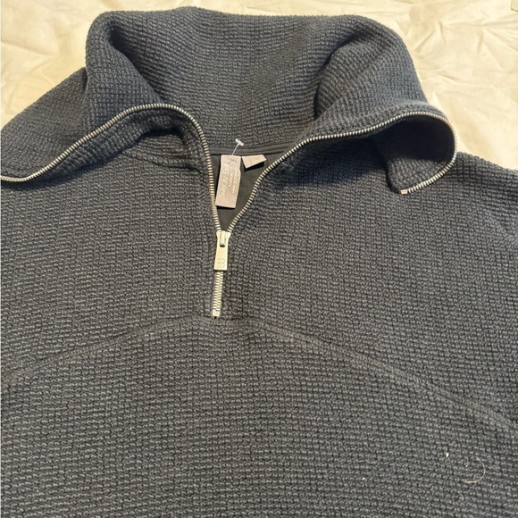 Sweaty Betty Women's Restful Boucle Textured Half Zip Pullover Sweatshirt Size 4 - Picture 10 of 16